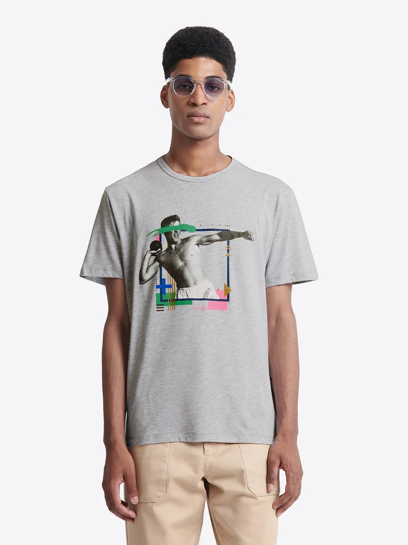 T-shirt col rond - capsule Double Jeux