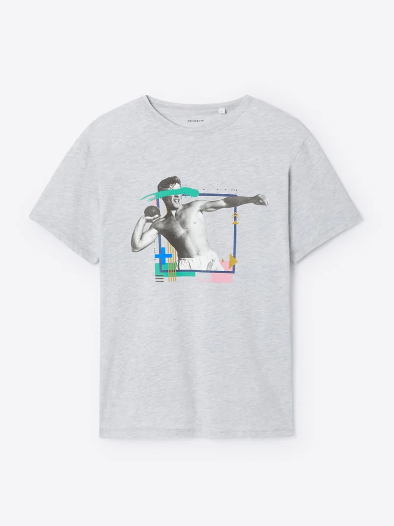 T-shirt col rond - capsule Double Jeux