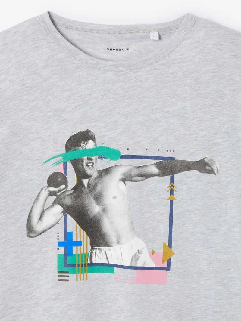 T-shirt col rond - capsule Double Jeux