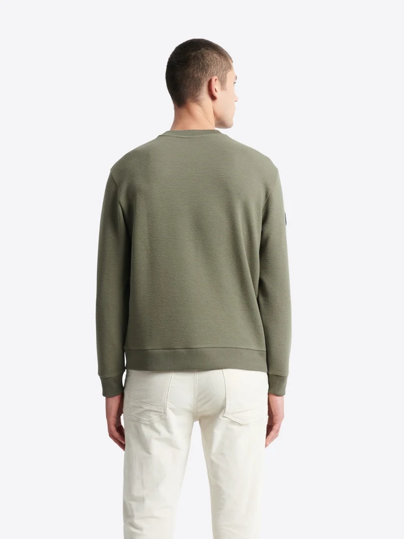 Sweat regular col rond en coton