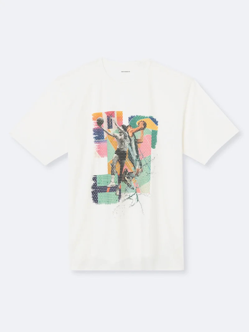 T-shirt col rond - capsule Double Jeux