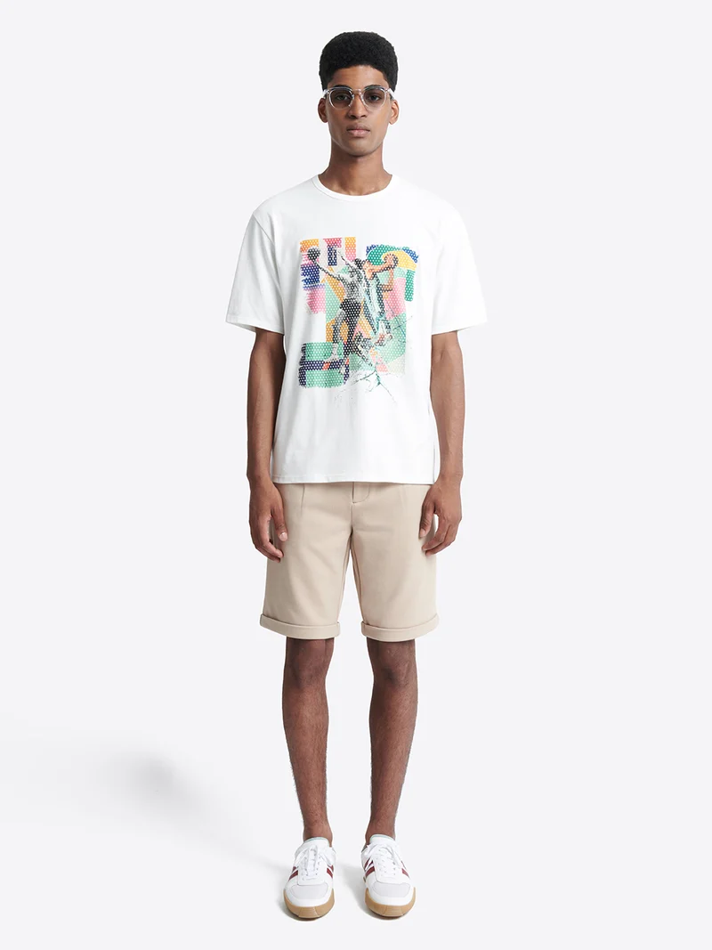 T-shirt col rond - capsule Double Jeux