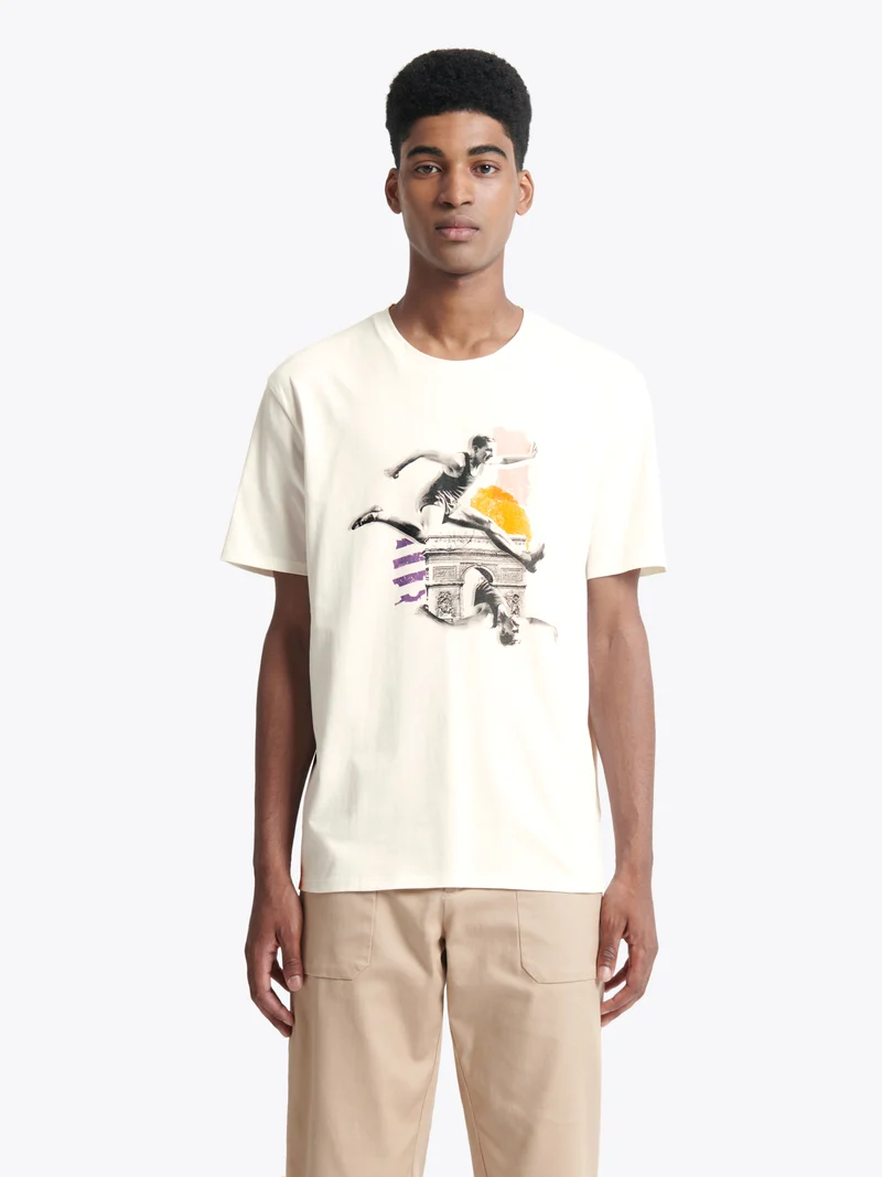 T-shirt col rond - capsule Double Jeux
