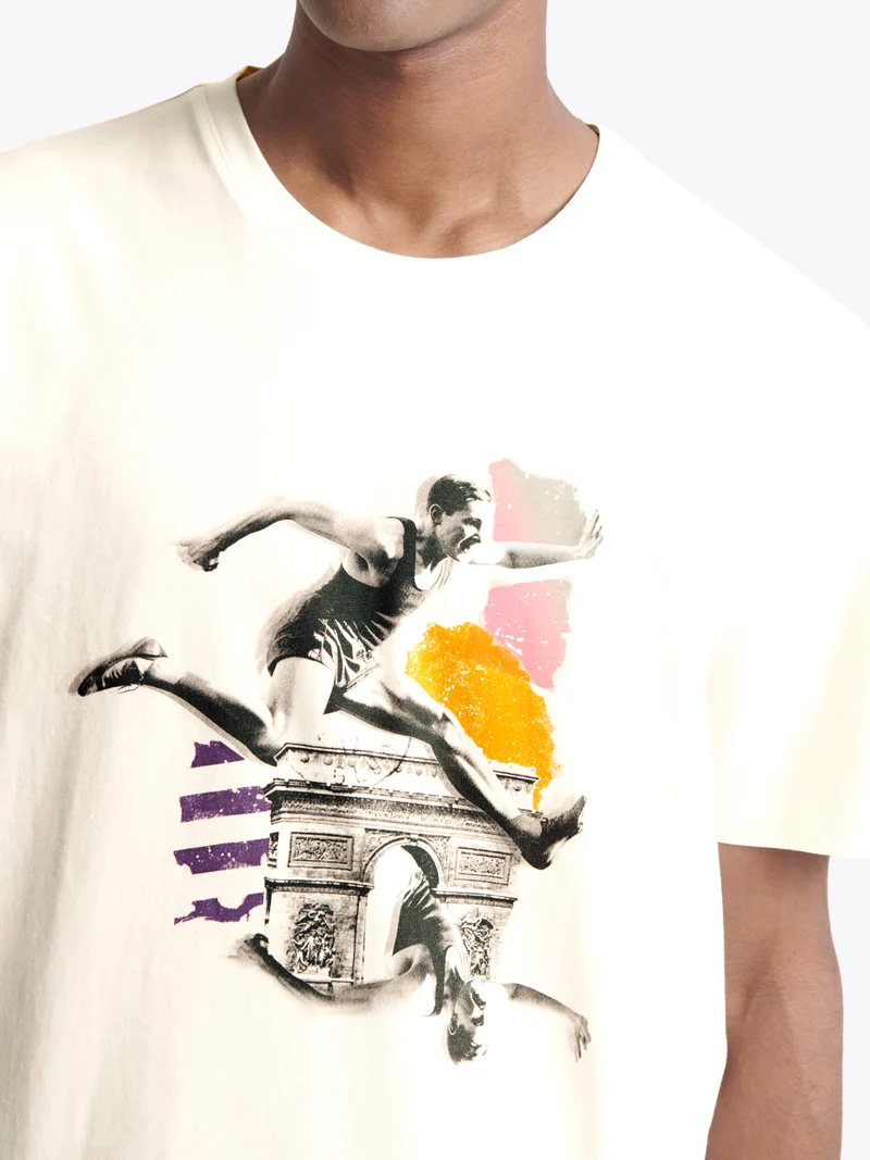 T-shirt col rond - capsule Double Jeux