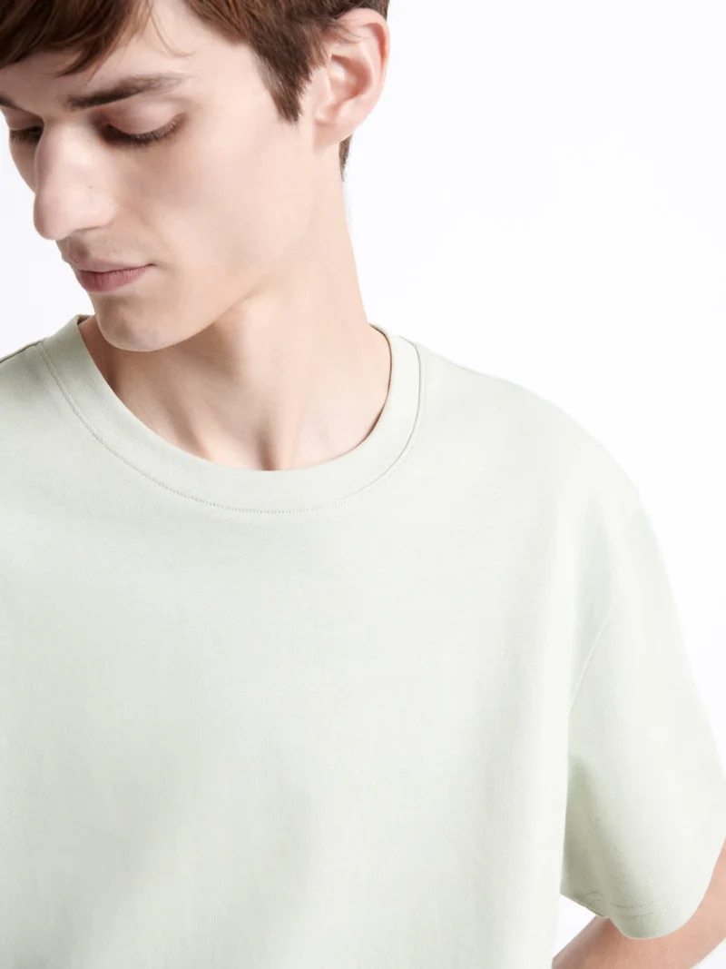 T-shirt col rond en coton - L''atelier