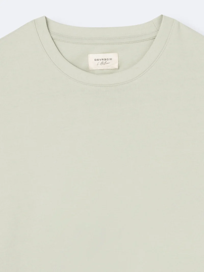 T-shirt col rond en coton - L''atelier