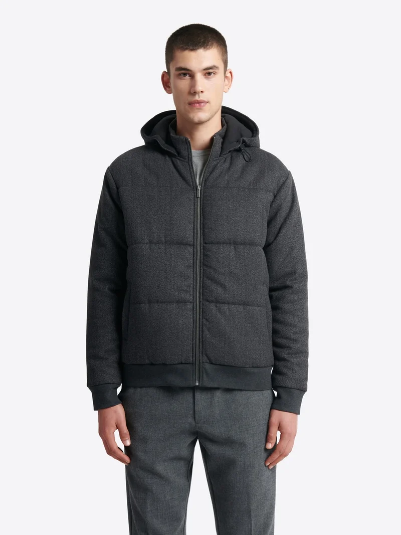Blouson matelassé à capuche