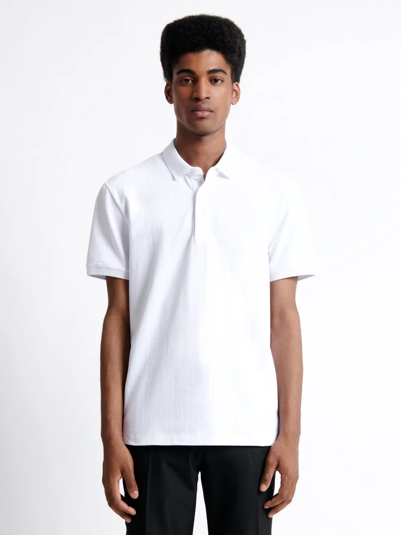 Polo manches courtes en coton
