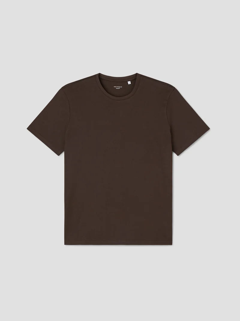 T-shirt col rond en coton Supima®