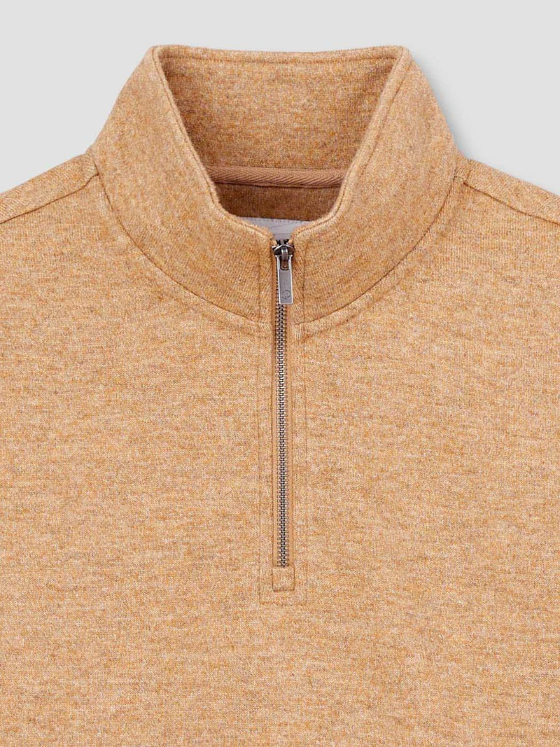 Sweat col montant zippé