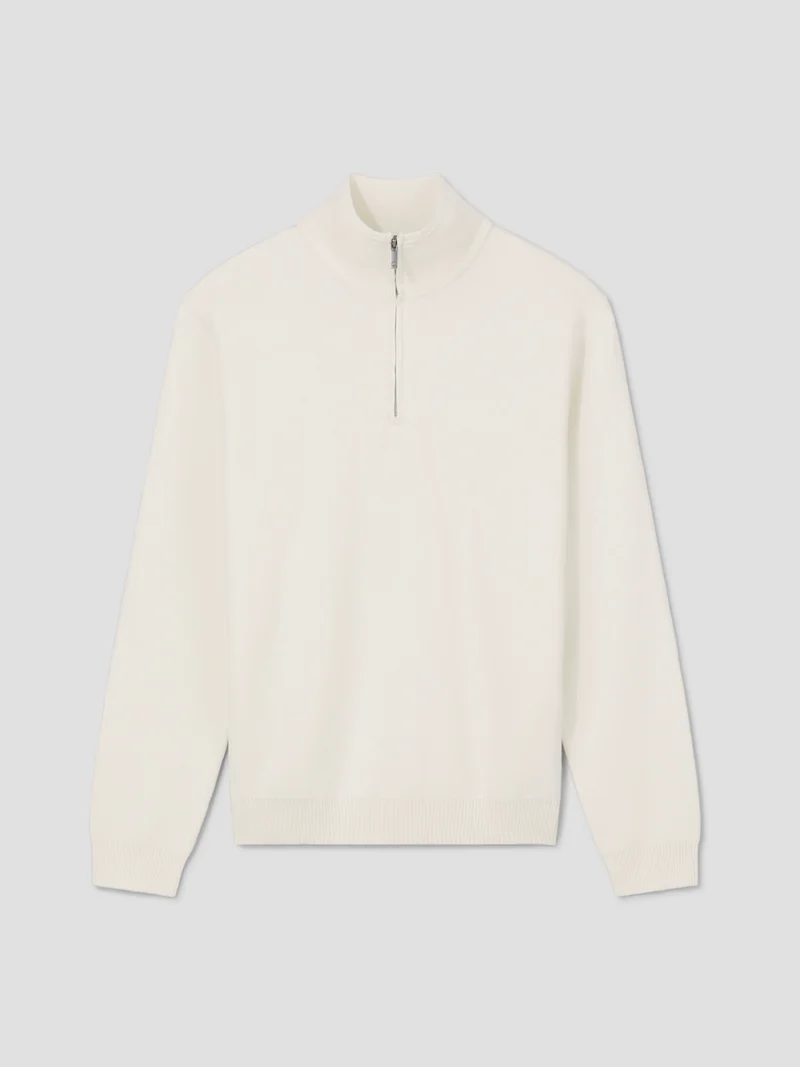 Pull col cheminée zippé