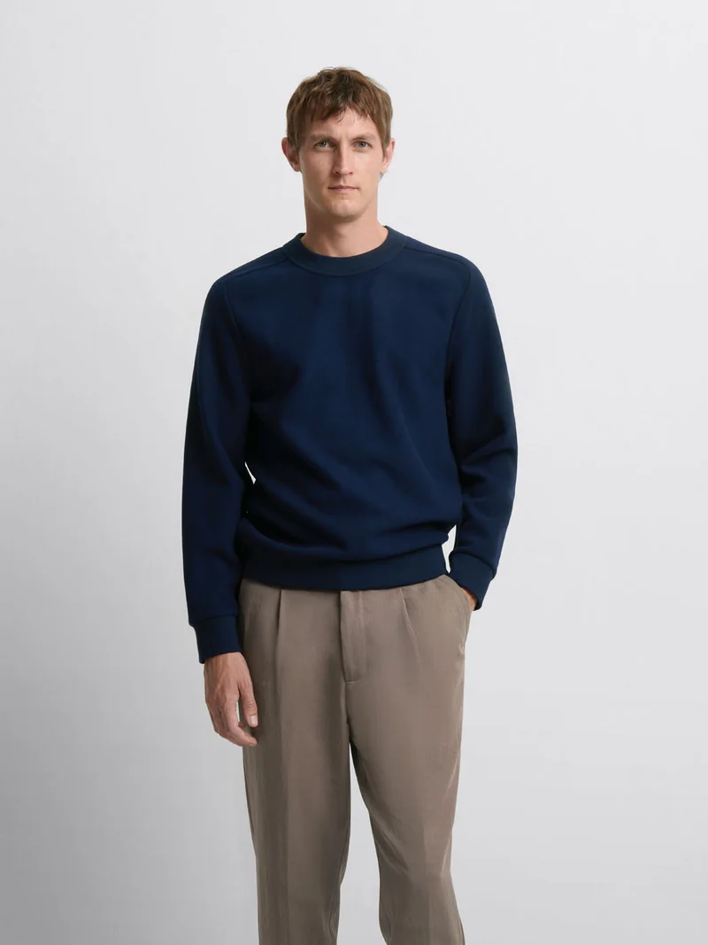 Sweat regular col rond