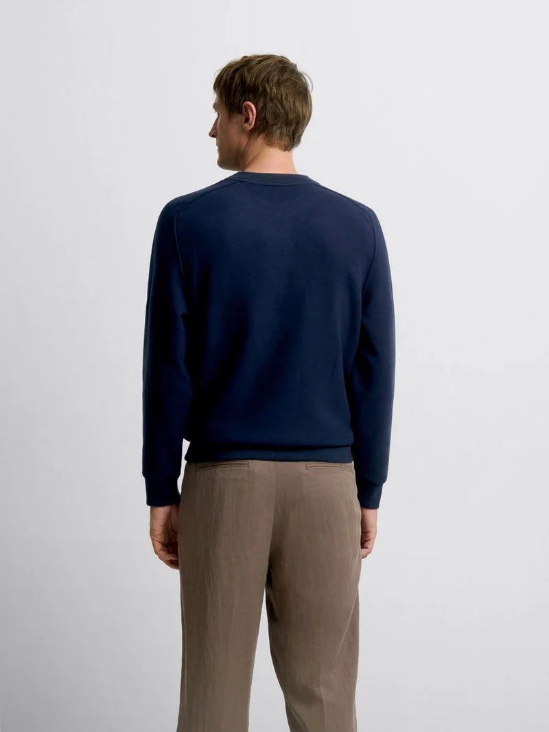 Sweat regular col rond