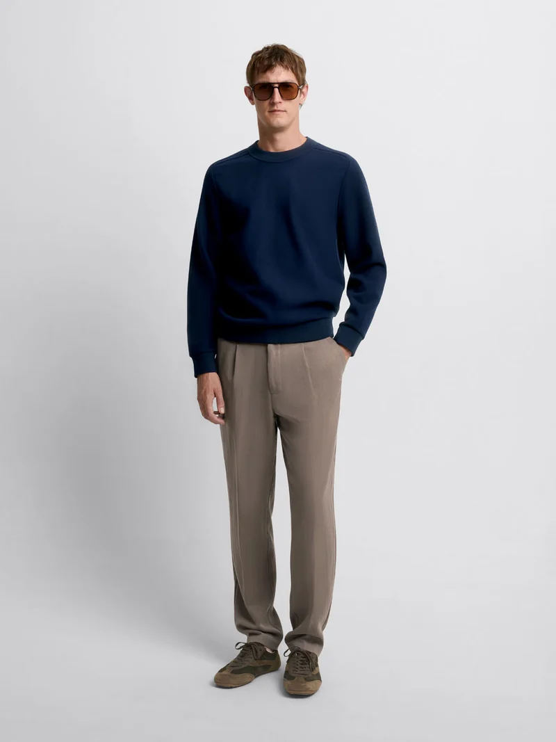 Sweat regular col rond