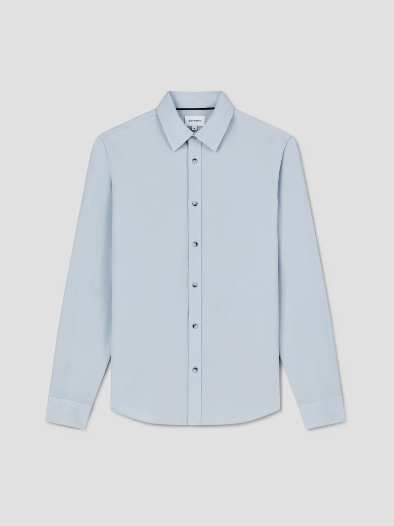 Chemise slim en velours