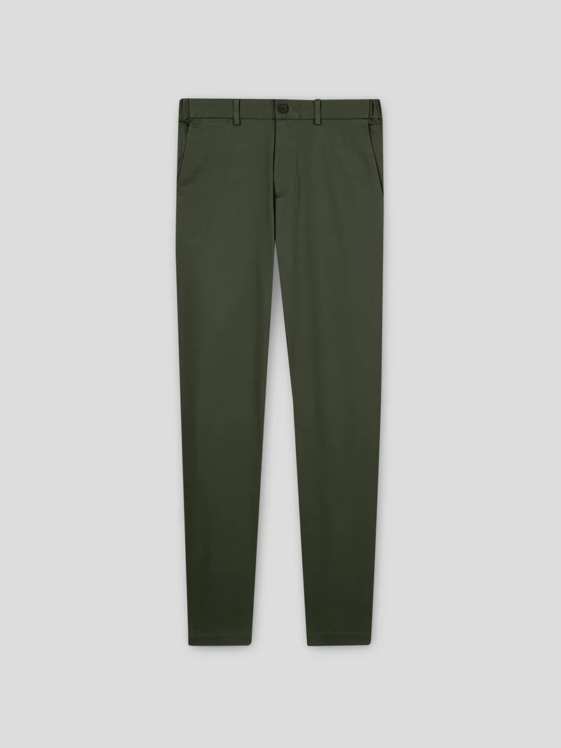 Chino en coton mélangé