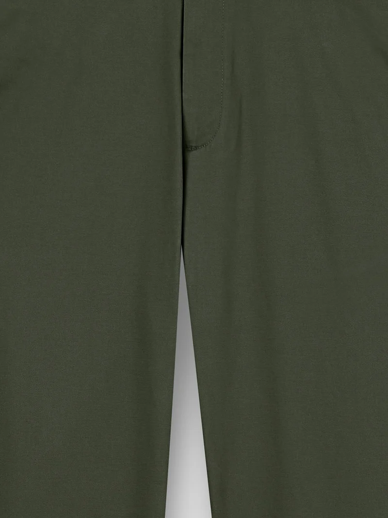 Chino en coton mélangé