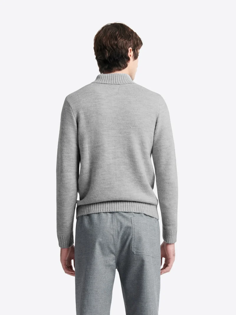 Pull col châle fantaisie