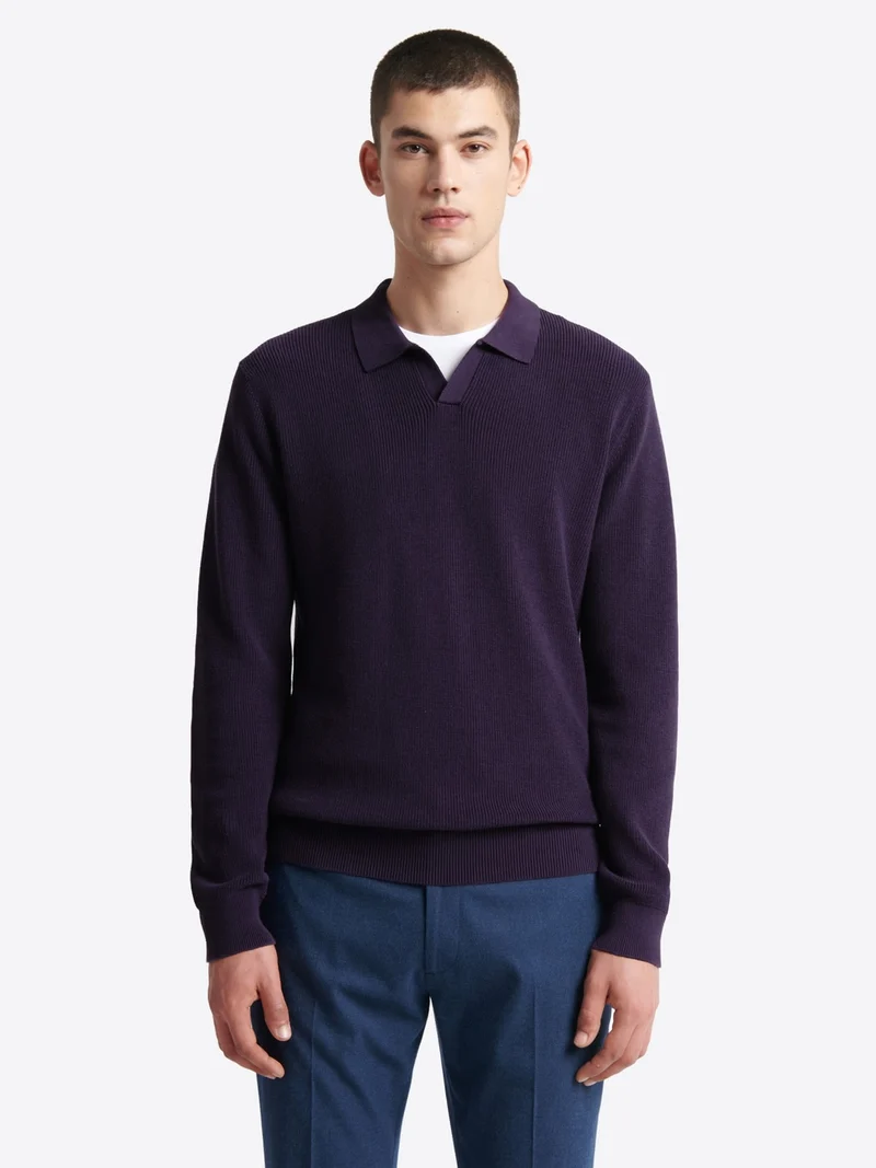 Pull col derby en coton