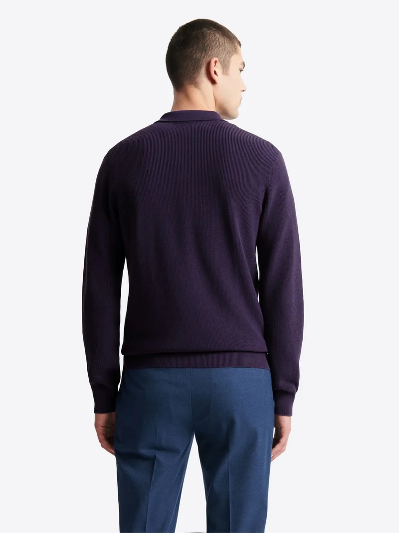 Pull col derby en coton