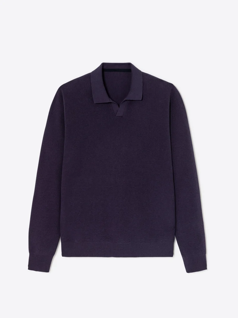 Pull col derby en coton