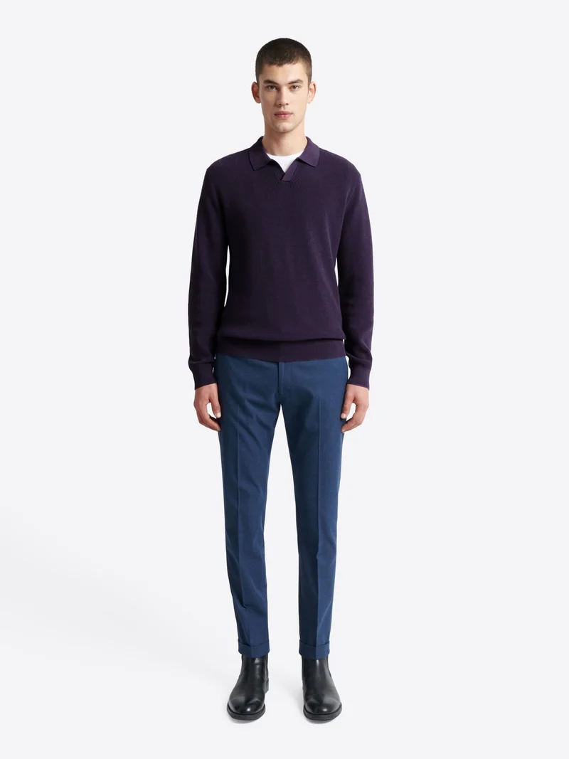 Pull col derby en coton