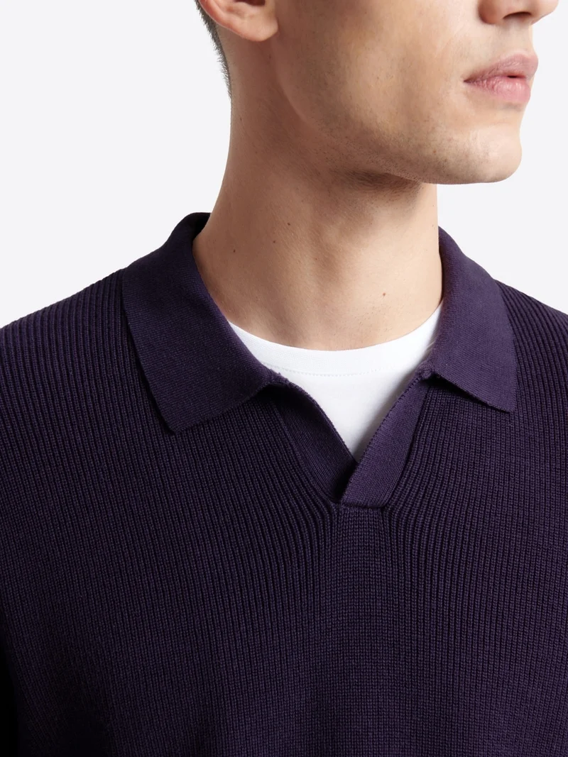 Pull col derby en coton