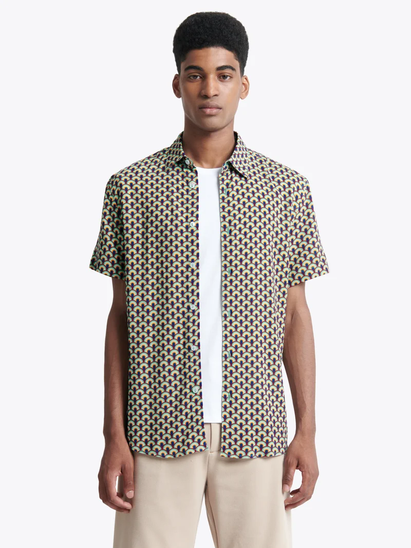 Chemise fantaisie en viscose