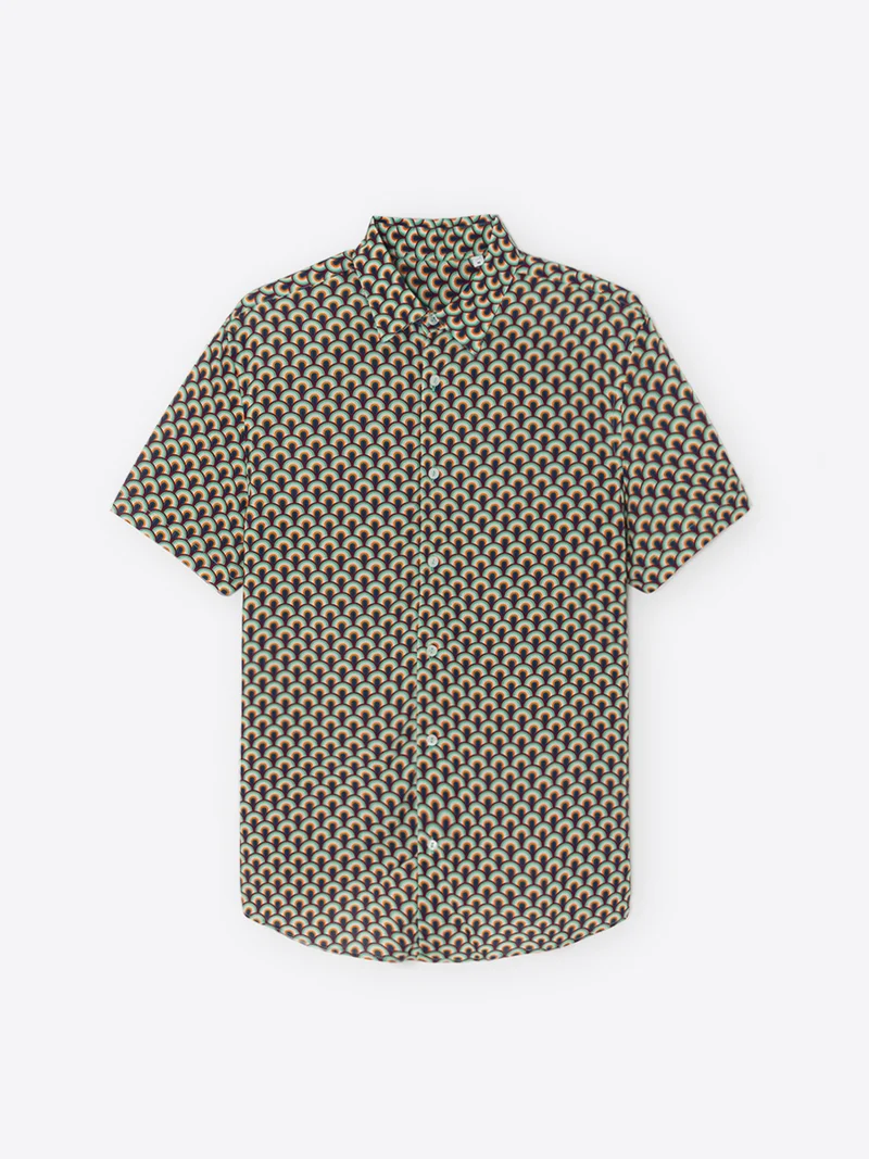 Chemise fantaisie en viscose