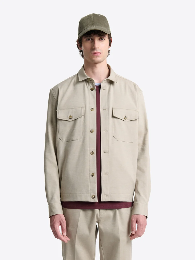 Surchemise regular en coton
