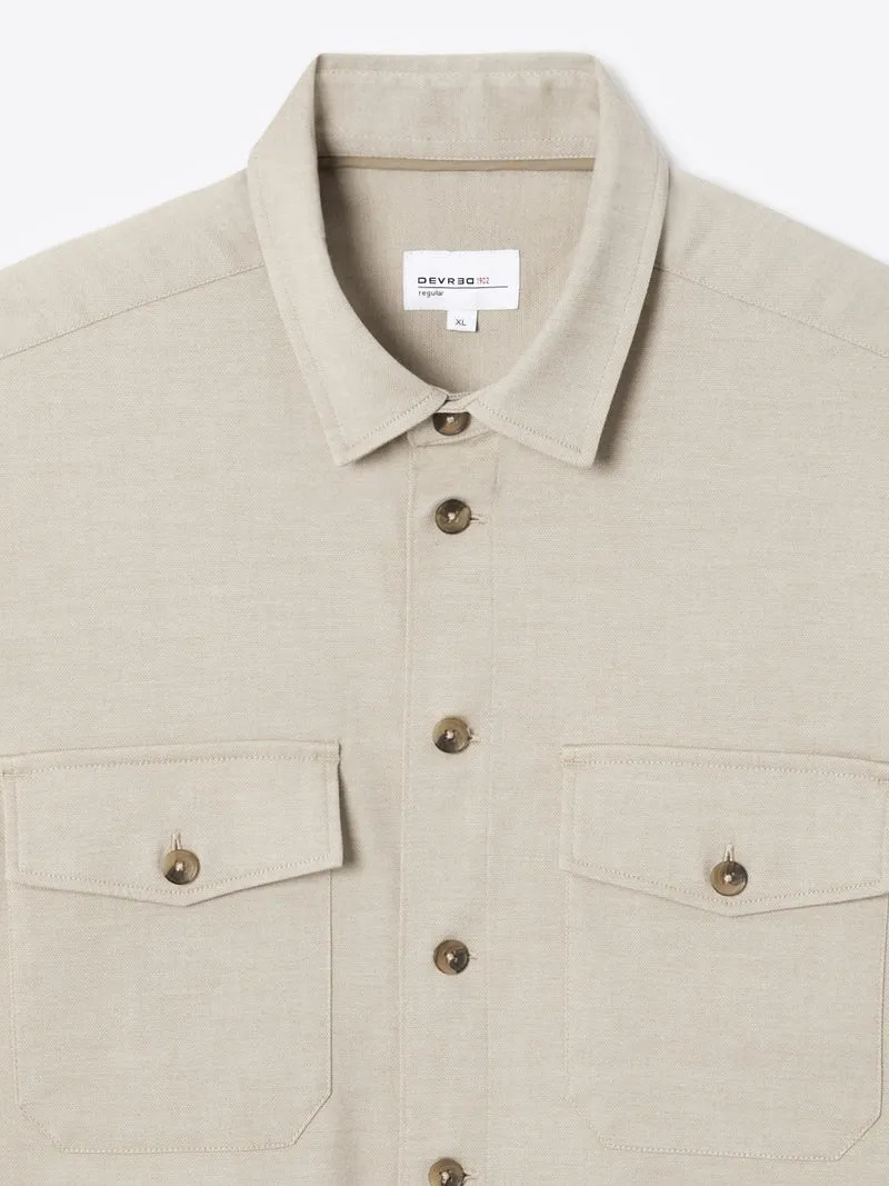 Surchemise regular en coton