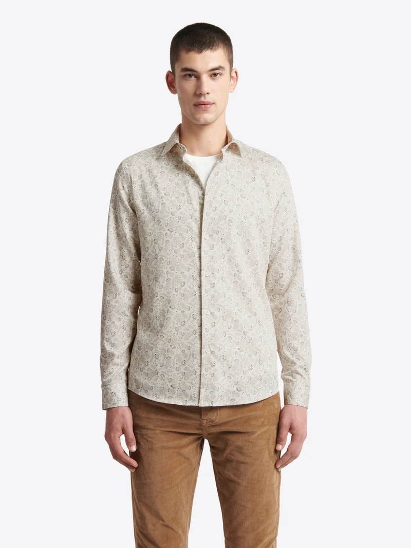 Chemise fleurie 100% coton
