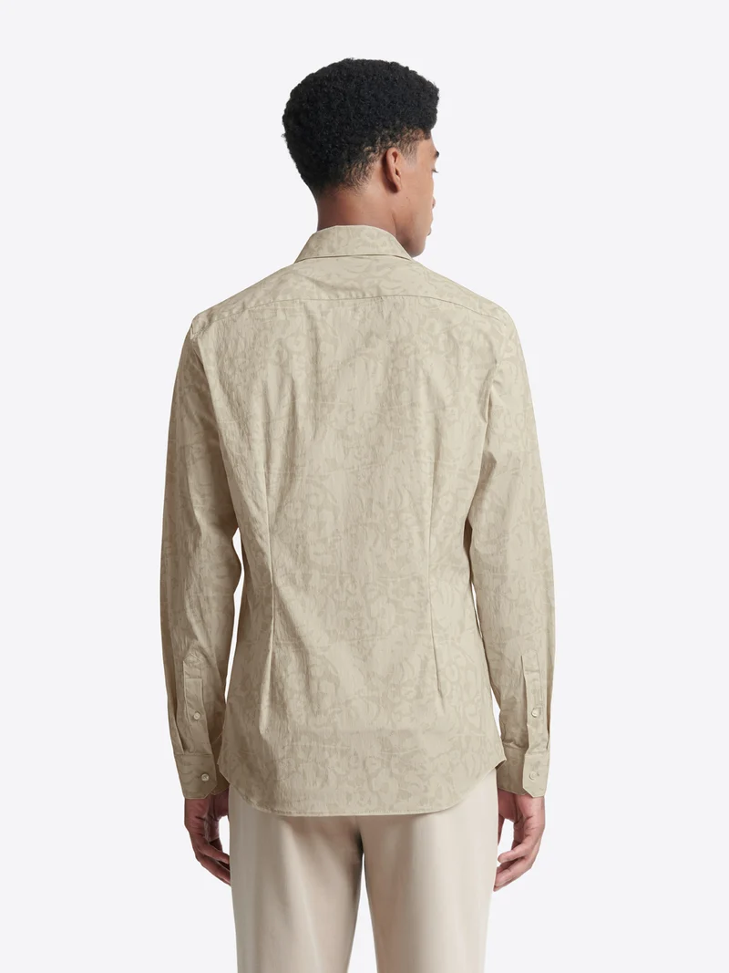 Chemise stretch fleurie