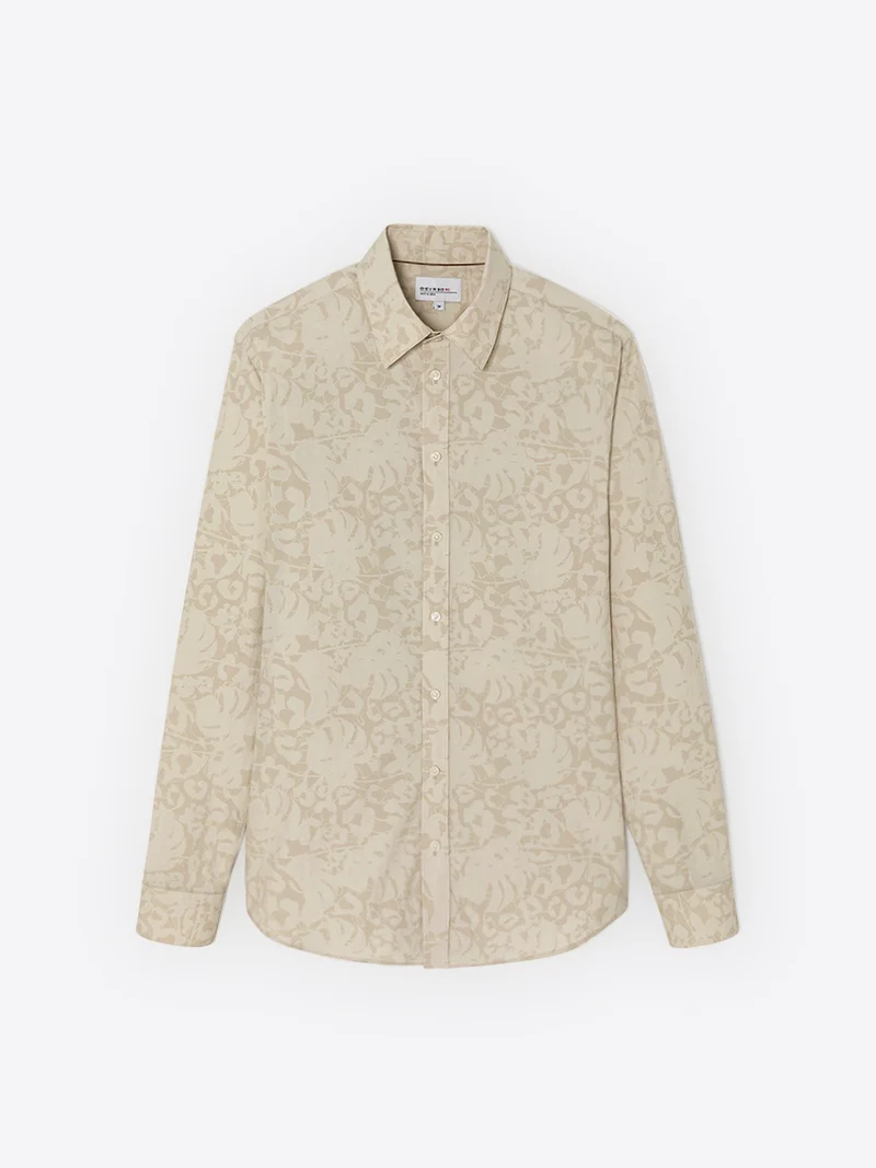 Chemise stretch fleurie