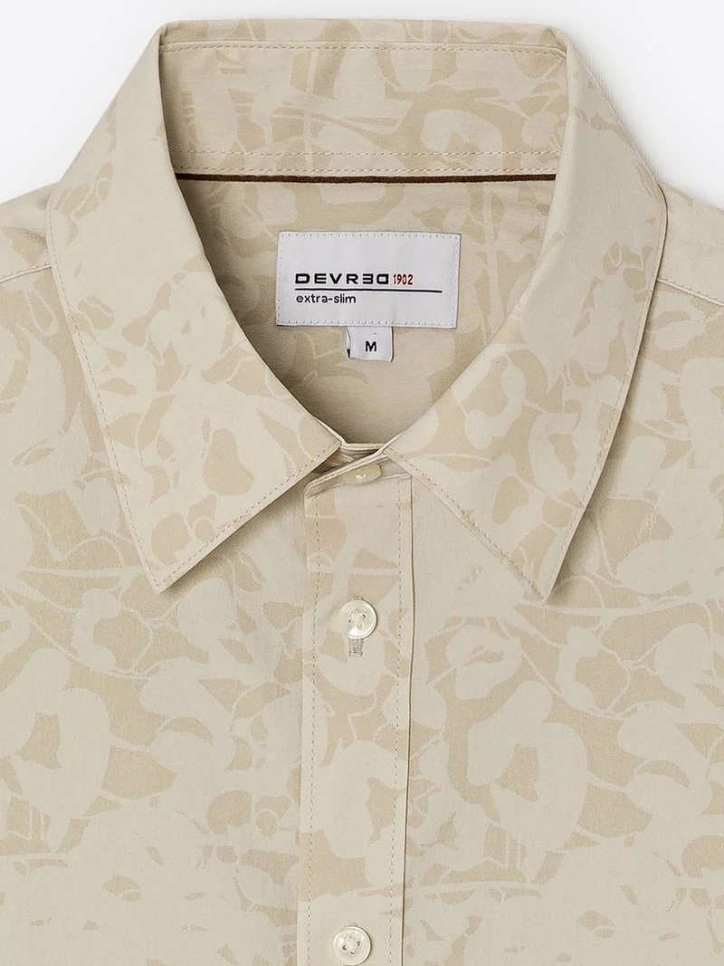 Chemise stretch fleurie
