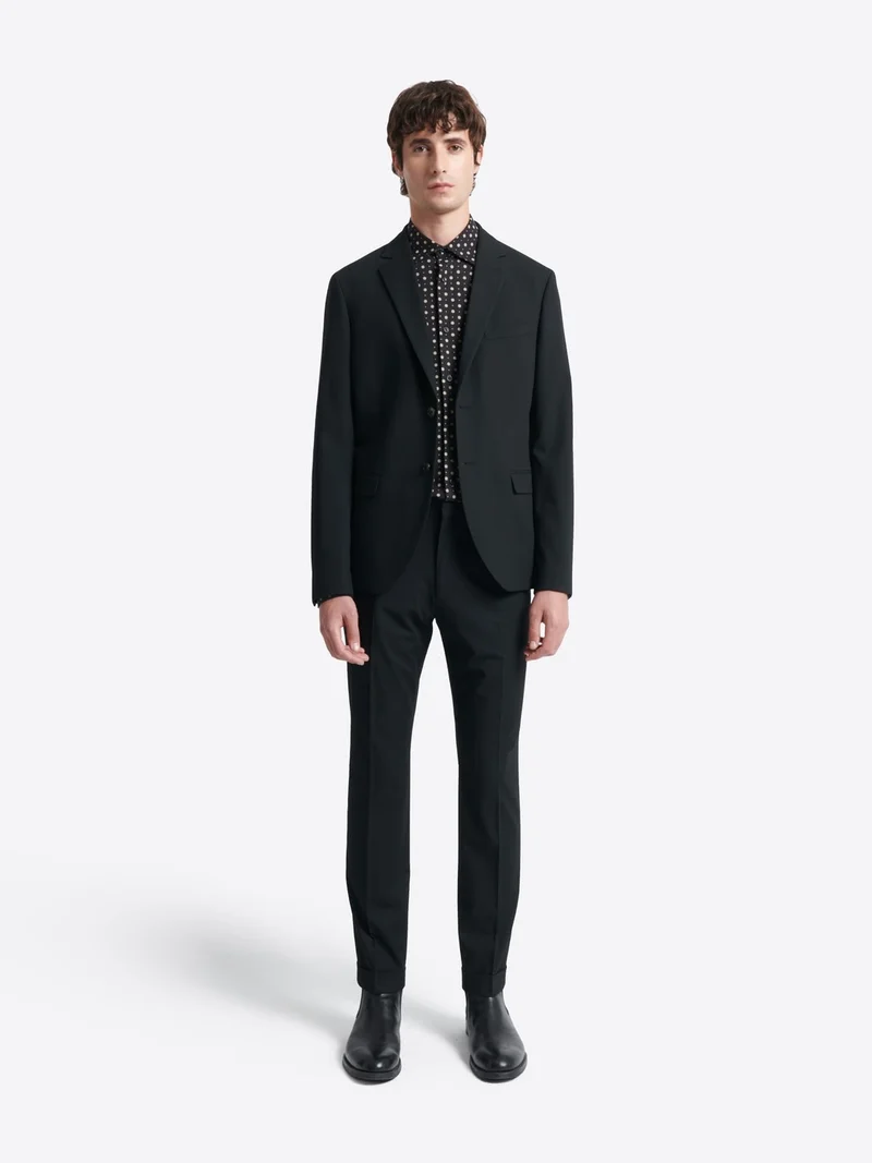 Chemise à pois en viscose