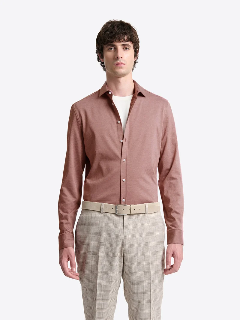 Chemise stretch en coton