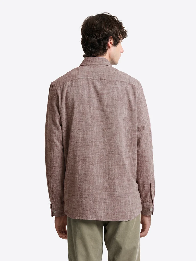 Chemise regular chinée