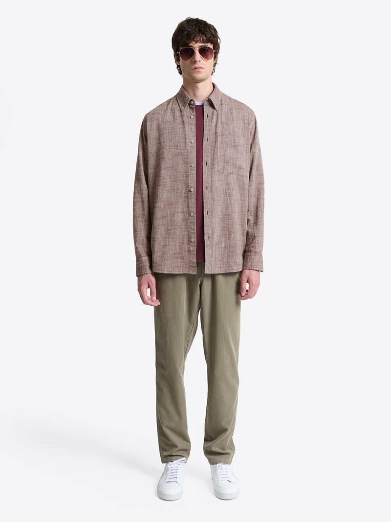 Chemise regular chinée