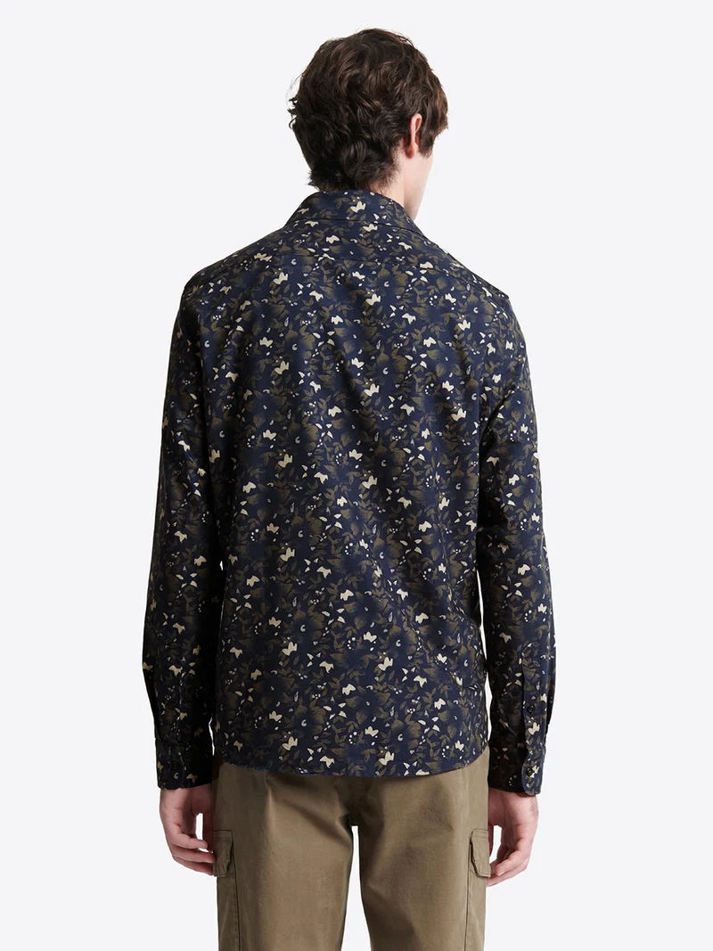 Chemise fleurie 100% coton bio