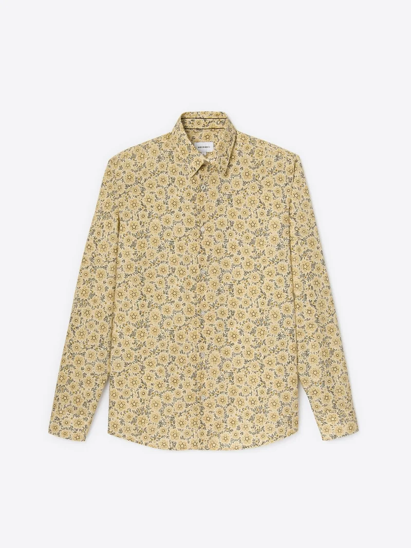 Chemise fleurie en coton