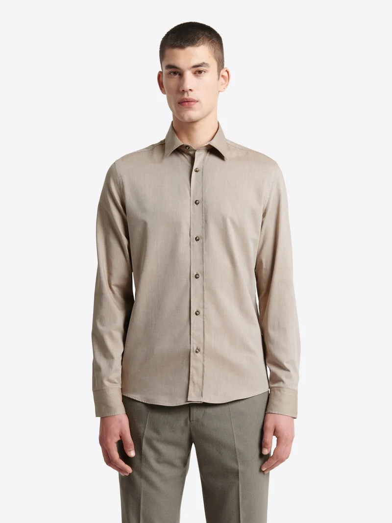 Chemise chinée en coton