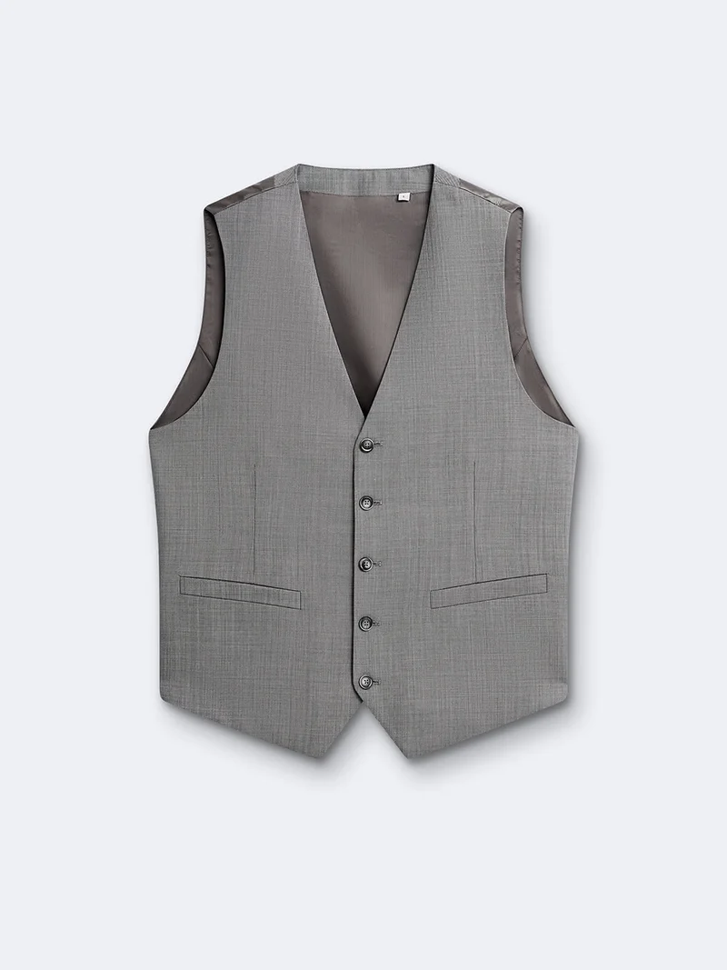 Gilet de costume 100% laine