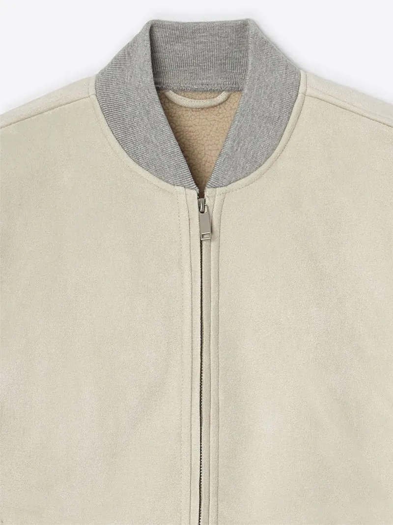 Blouson col teddy