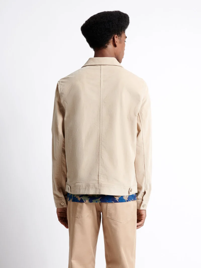 Veste casual en coton mélangé