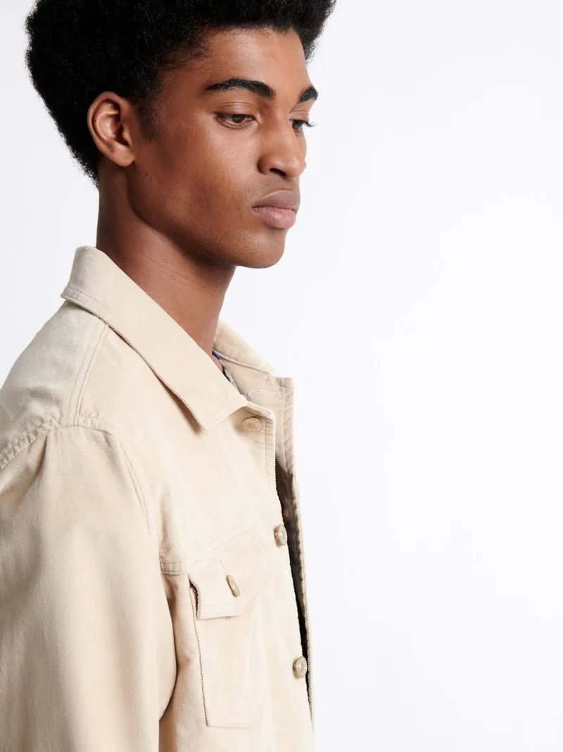Veste casual en coton mélangé