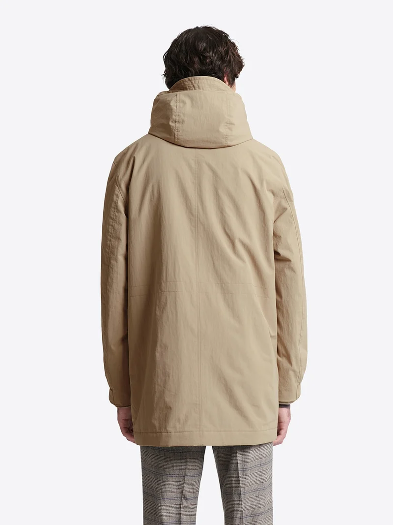 Parka à capuche avec cordons de serrage