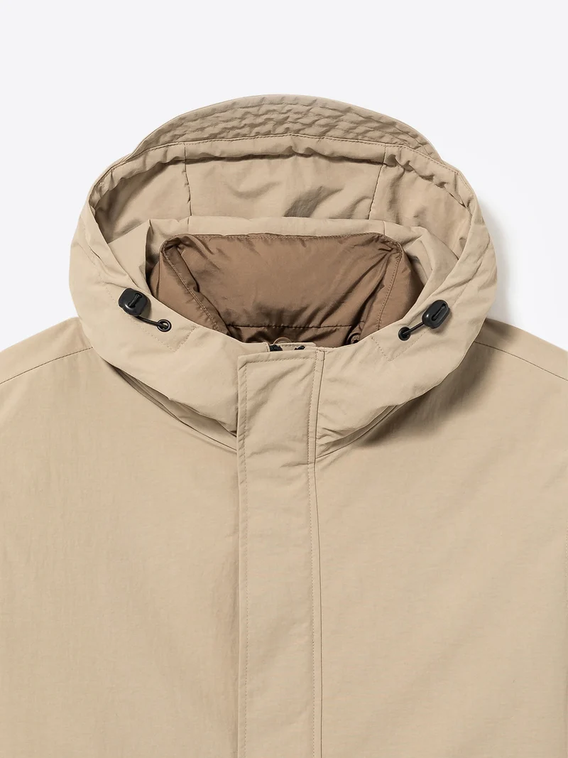 Parka à capuche avec cordons de serrage