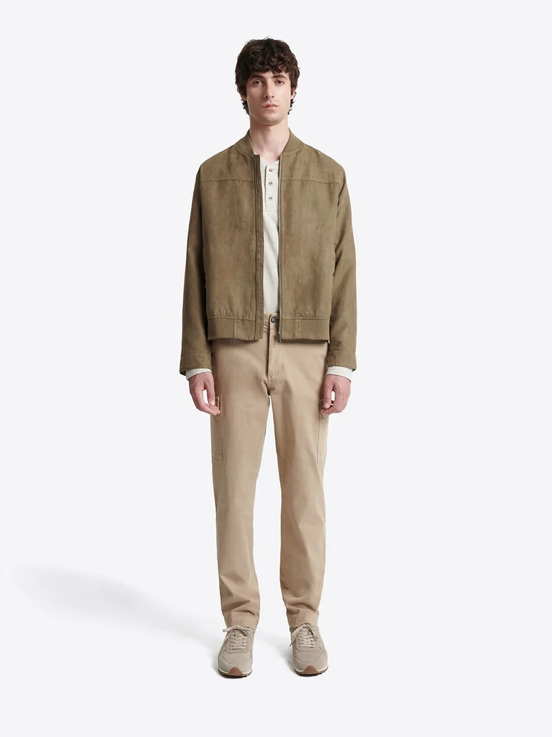 Veste casual à col teddy esprit suédine