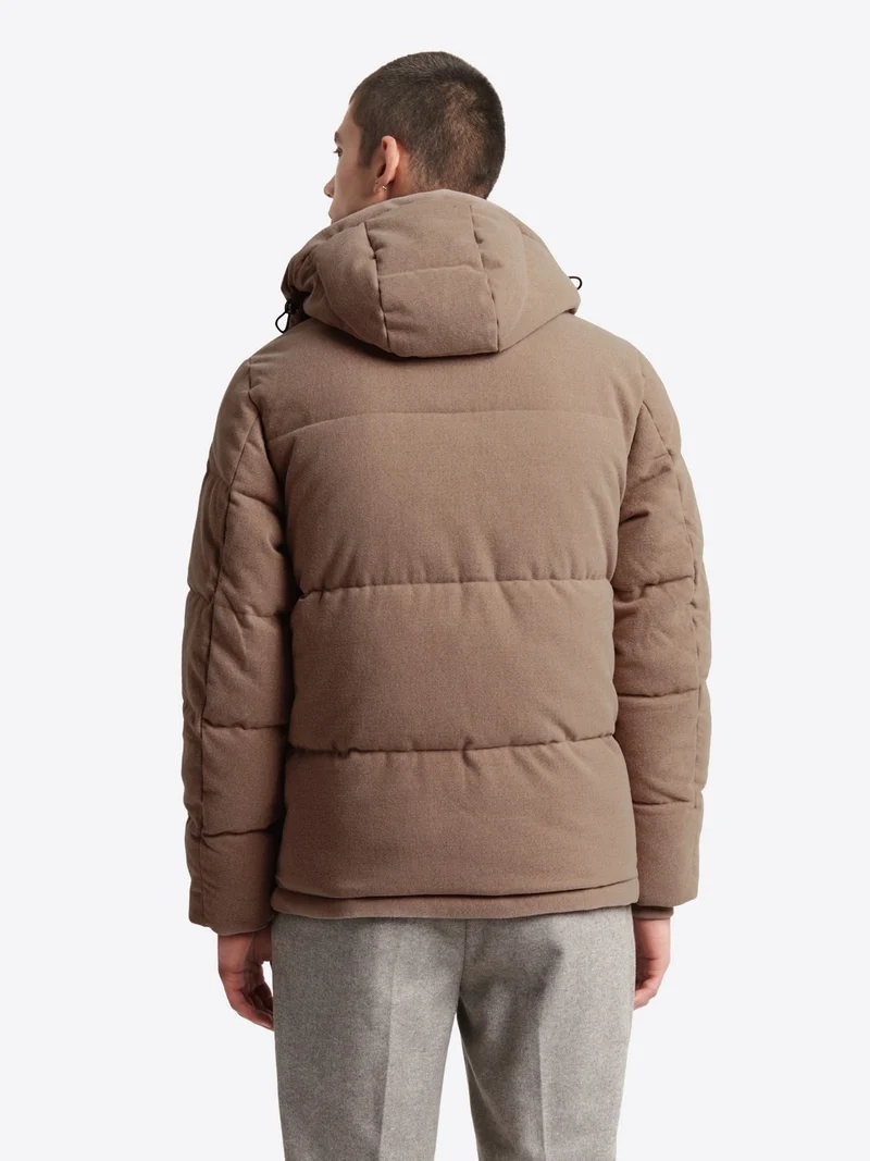 Blouson matelassé à col montant
